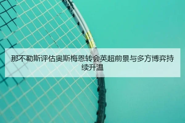 那不勒斯评估奥斯梅恩转会英超前景与多方博弈持续升温（kaiyun）